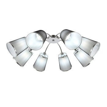 Люстра потолочная Хром/Черный E14 8*40Вт SLE103002-08 EVOLUCE