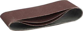 100х610 мм, P80, лента шлифовальная МАСТЕР, для ЛШМ, 3 шт. ЗУБР