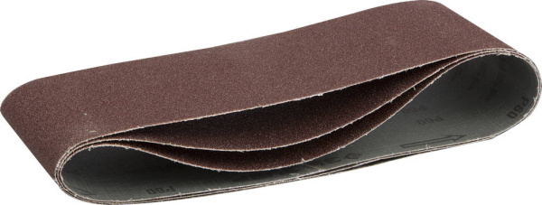 100х610 мм, P80, лента шлифовальная МАСТЕР, для ЛШМ, 3 шт. ЗУБР