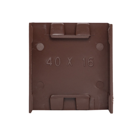 Соединитель (40х16) (4 шт) темное дерево EKF-Plast