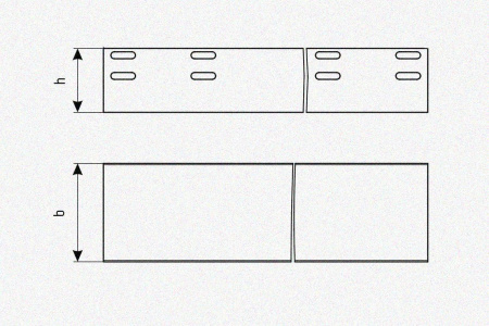 Лоток глухой ЛМГ 80х80х3000 УТ1,5, оцинкованный лист, S1,0