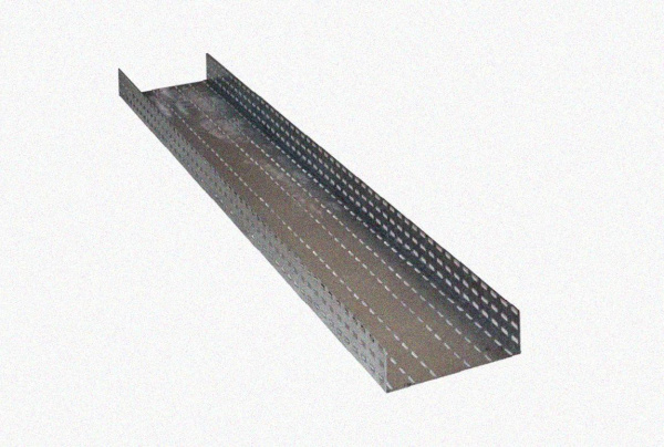 Лоток перфорированный ЛМ 200х65х3000 УТ1,5, оцинкованный лист, S0,8