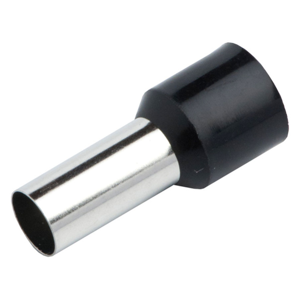 Наконечник-гильза НГИ1 GNGI-E-6-12-50 Черный, 50 штук General Наконечник-гильза НГИ1 GNGI-E-6-12-50 Черный, 50 штук General