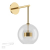 Бра с выкл LED 12W 4000K BUBBLES BUBBLES золотой/прозрачный ODEON LIGHT