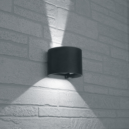 Светильник уличный светодиодный Feron DH013 2*3W, 450Lm, 4000K, черный