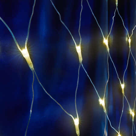 Светодиодная гирлянда Feron CL30 сеть 2х2м + 3м 230V 2700К c питанием от сети, прозрачный шнур