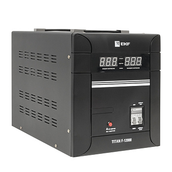 Стабилизатор напряжения напольный TITAN F-12000 PROxima EKF Стабилизатор напряжения напольный TITAN F-12000 PROxima EKF