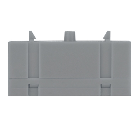 Шина "фаза" L (6х9мм) 8 отверстий латунь серый изолированный корпус на DIN-рейку PROxima EKF