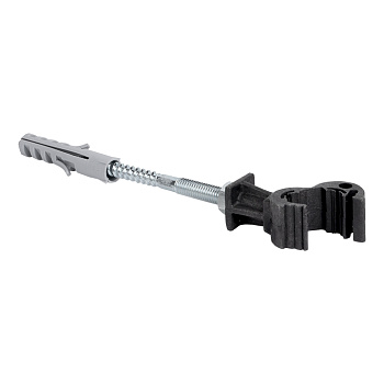 Держатель фасадный пластиковый с дюбелем L=160мм PROxima EKF