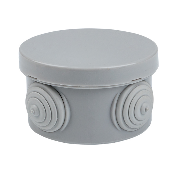 Коробка распределительная КМР-040-039 с крышкой наружная (85х40) 4 мембранных ввода IP54 розничный стикер PROxima EKF