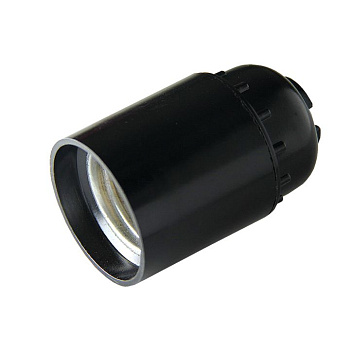 Патрон карболитовый подвесной Е27 черн, без наклейки PROxima EKF