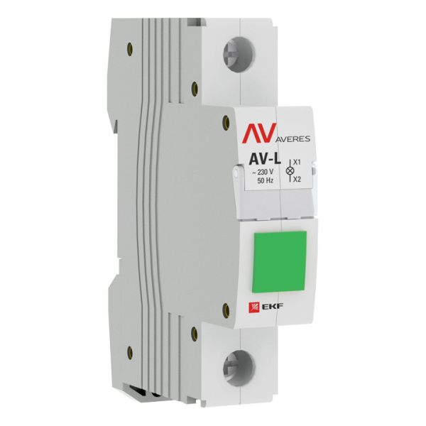 Лампа сигнальная AV-L зеленая AVERES EKF