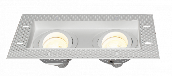 Встраиваемый светильник 2*GU10 50Вт Белый IP20 Downlight DL003-02-W Technical Maytoni