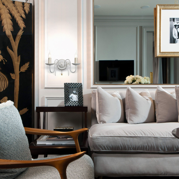 Бра в классическом стиле 2*E14 60Вт белый с золотом IP20 Tomas (60018/2 белый с золотом) Eurosvet