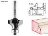 28,6x16мм, радиус 8мм, фреза кромочная калевочная №1 ЗУБР