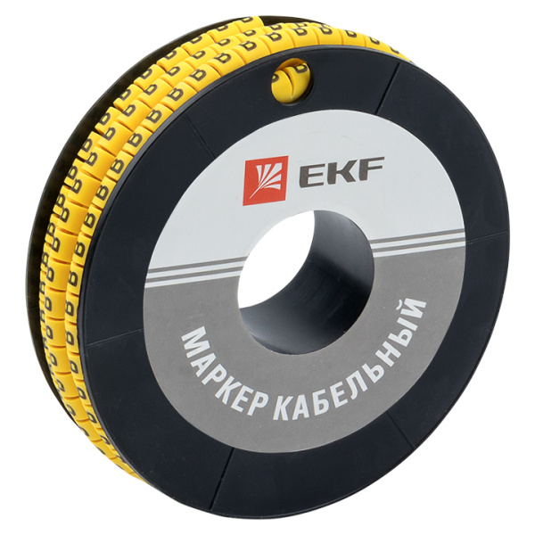 Маркер кабельный 4,0 мм2 "B" (500 шт) (ЕС-2) PROxima EKF