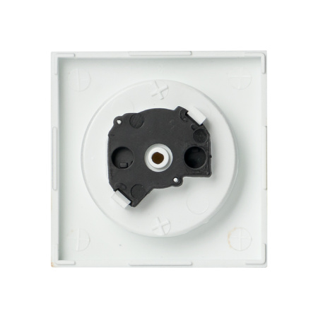 Валенсия Лицевая панель розетки 1-местной б/з 10 А сталь с защ, штор, EKF