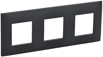 SKANDY Рамка 3-местная SK-F03G графит IEK