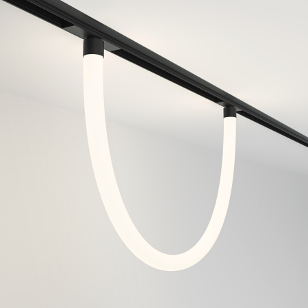 Трековый подвесной светильник LED 20Вт Черный IP20 Magnetic track system Exility TR101-2-20W4K-B Technical Maytoni