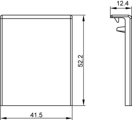 Адаптер для миниканалов 40х17 и 50х20 DKC