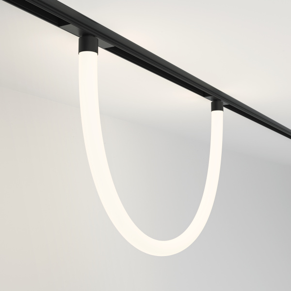 Трековый подвесной светильник LED 20Вт Черный IP20 Magnetic track system Exility TR101-2-20W4K-B Technical Maytoni