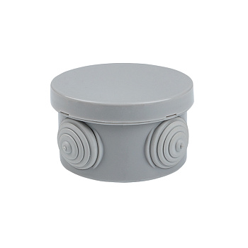 Коробка распределительная КМР-040-038 с крышкой наружная (65х40) 4 мембранных ввода IP54 розничный стикер PROxima EKF