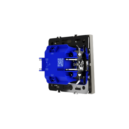 Выключатель с самовозвратом встраиваемый Voltum S70 одноклавишный 10А, (шелк)