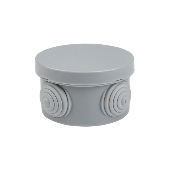 Коробка распределительная КМР-040-038 с крышкой наружная (65х40) 4 мембранных ввода IP54 розничный стикер PROxima EKF