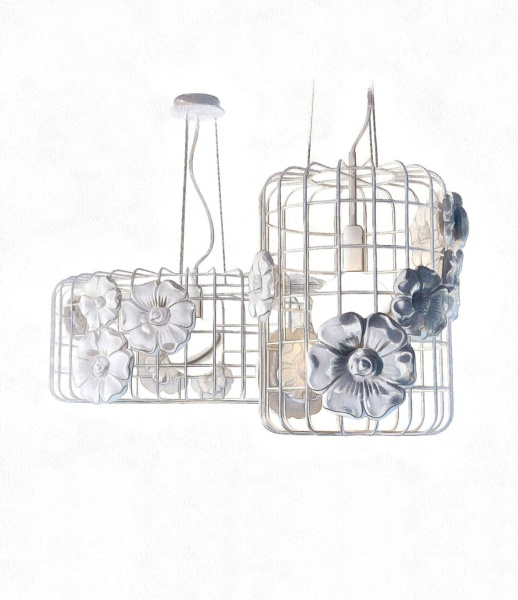 Подвесной светильник 1*E27 60Вт Белый IP20 Freeflow MOD346-PL-01C-W Maytoni