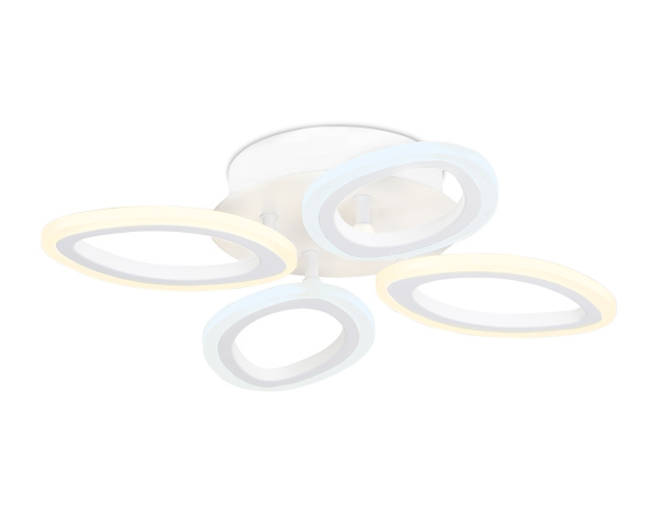 Потолочный светодиодный светильник с пультом FA4485/4 WH белый 4200K/3000K+6400K/6400K+3000K 34W 430*430*80 (ПДУ ИК) Ambrella Light