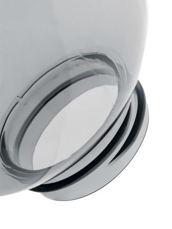 Светильник НТУ 03- 60-202 шар d=200 мм IP54 (дымчатый ПММА, основание плоское ПК, Е27) TDM