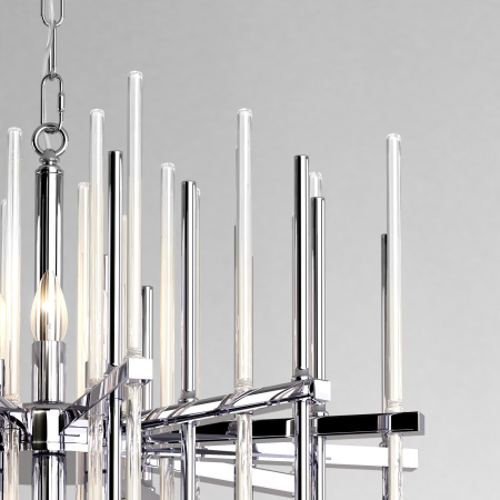 Умный подвесной светильник 6*E14 60Вт хром IP20 Allure (355/6 Smart хром) Bogate's