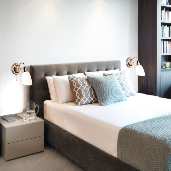 Бра со стеклянным плафоном 1*E27 40Вт золотой IP20 Ellene (30149/1 золото) Eurosvet