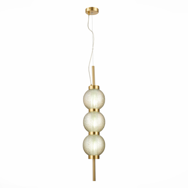 Светильник подвесной Латунь/Коньячный E14 3*40Вт SL1155.303.03 ST LUCE