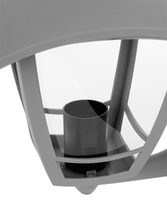 Светильник садово-парковый "СИТИ" НБУ 07-60-001 У1 4-х гранник настенный вверх серый TDM