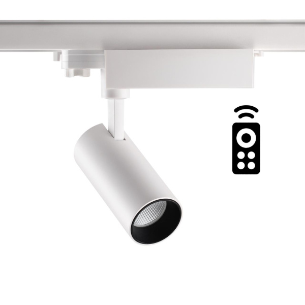 Трёхфазн.треков.димм.св-к с пультом ДУ IP20 LED 2700~5000К 20W GESTION белый NOVOTECH