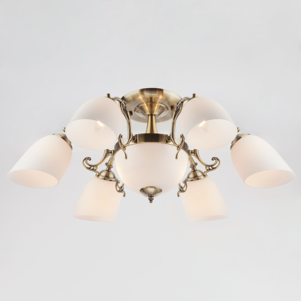 Потолочная люстра 8*E27 60Вт античная бронза IP20 Ariele (22010/6+2 античная бронза) Eurosvet
