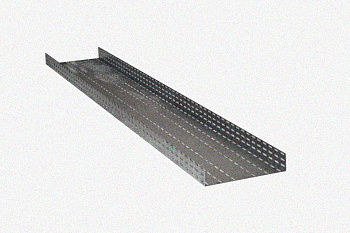 Лоток глухой ЛМГ 400х200х2500 УТ1,5, оцинкованный лист S1,5