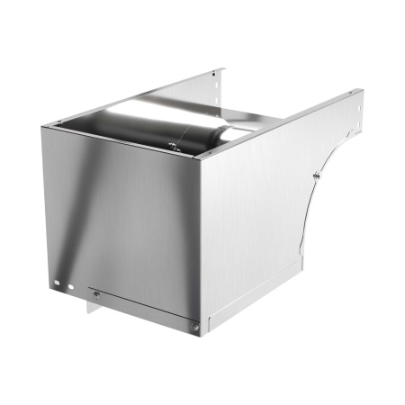 Угол CDSD 90 вертикальный внешний переходник правосторонний осн.50 H50, нержавеющая сталь AISI 304, в комплекте с крепежнымиэлементами и соединительны