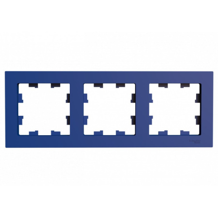 ATLASDESIGN Рамка 3-постовая универсальная, аквамарин Schneider Electric