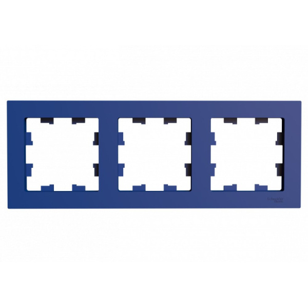 ATLASDESIGN Рамка 3-постовая универсальная, аквамарин Schneider Electric