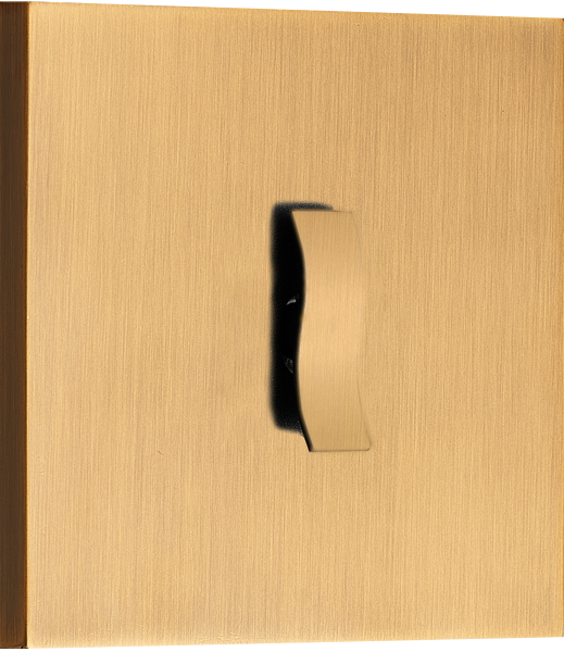 Donel N96 Переключатель перекрестный (с 3-х мест) на 1 тумблер, клавиша Wave, 10AX 250V, Латунь, серия DT