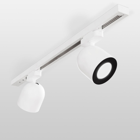 Трековый светильник для однофазного шинопровода 1*GU10 белый IP20 Ogma (a047371) Elektrostandard
