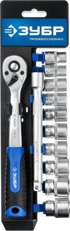 ТС-12 набор торцовых головок 12 предм. Серия Профессионал. ЗУБР