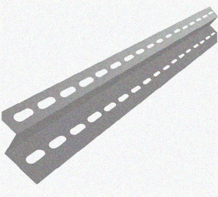 Профиль зетовый перфорированный К241х400 УХЛ1, горячее цинкование, S2,0