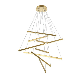 Подвесной светильник LED 90Вт Золото IP20 Line MOD016PL-L96GK Maytoni