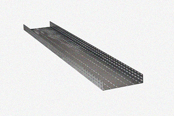 Лоток глухой ЛМГ 400х150х3000 УТ1,5, оцинкованный лист, S1,5