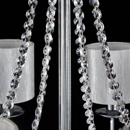 Люстра 8*E14 40Вт Хром IP20 Morel FR2907-PL-08-CH Freya