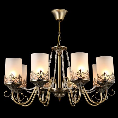 Люстра 8*E14 60Вт Бронза IP20 Sherborne FR2563-PL-08-BZ Freya