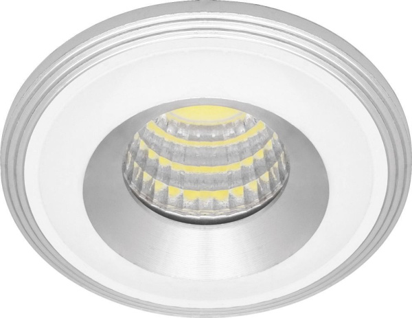 Св/д светильник Feron LN003 встр. 3W 4000K хром белый